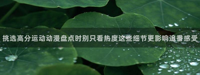 外番里番动漫在线观看:挑选高分运动动漫盘点时别只看热度这些细节更影响追番感受配图