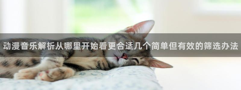里番手机动漫在线观看:动漫音乐解析从哪里开始看更合适几个简单但有效的筛选办法配图