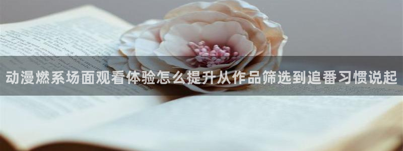 里番肉动漫在线观看:动漫燃系场面观看体验怎么提升从作品筛选到追番习惯说起配图